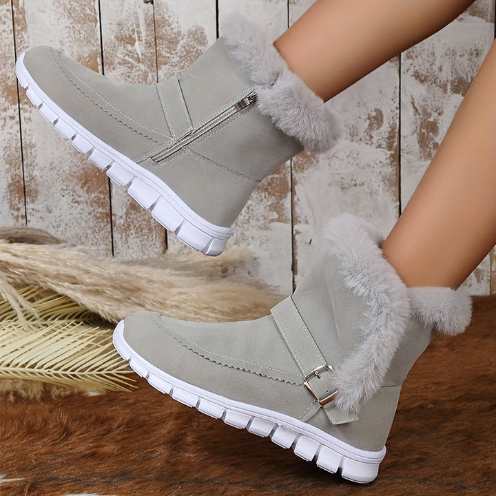 Sloane | Plush-Trimmed Winter Boots
