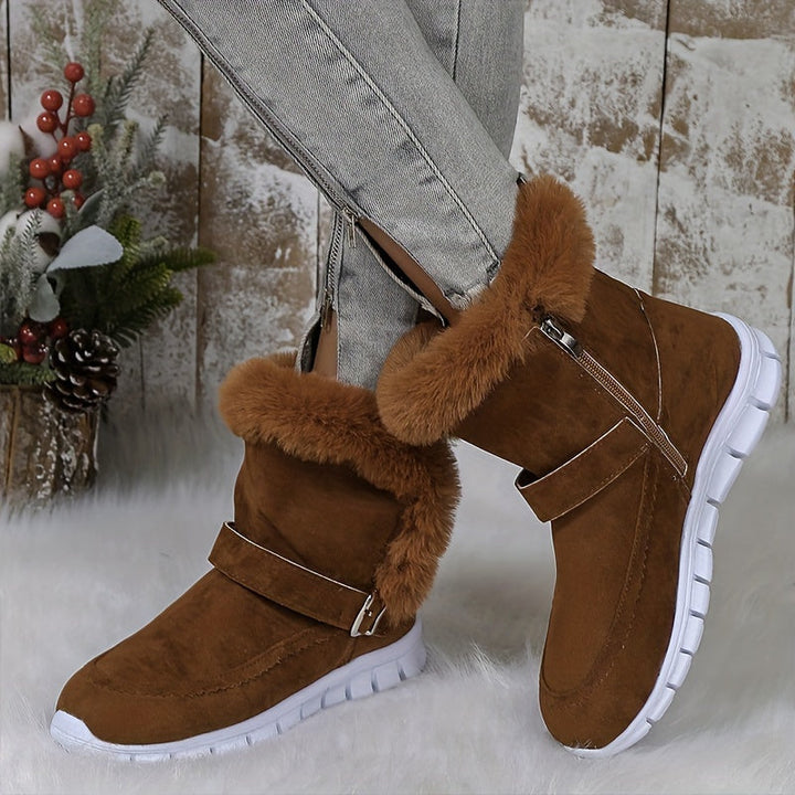 Sloane | Plush-Trimmed Winter Boots