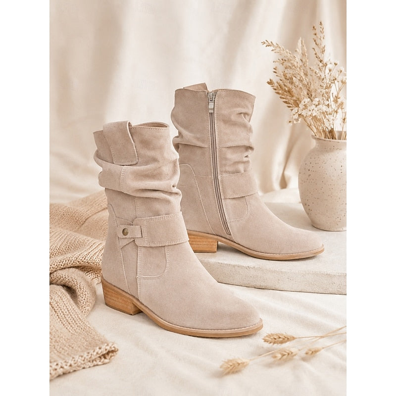 Women's buckled ankle slouch boots - view 7